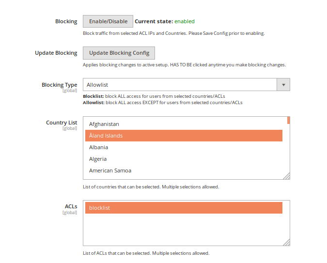 Blocking main screen UI
